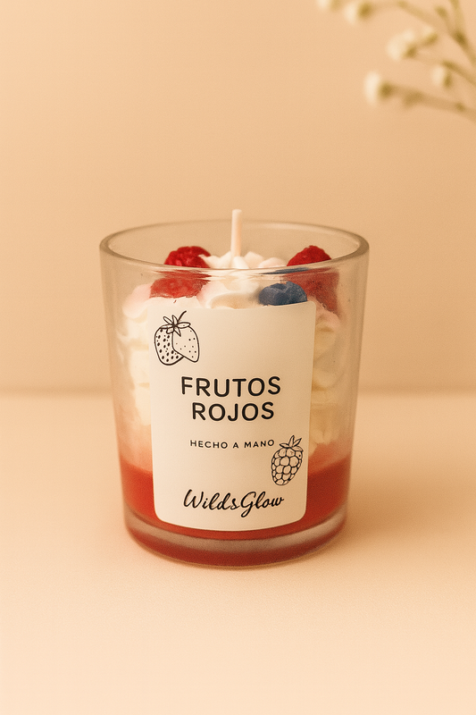 Vela Frutos Rojos