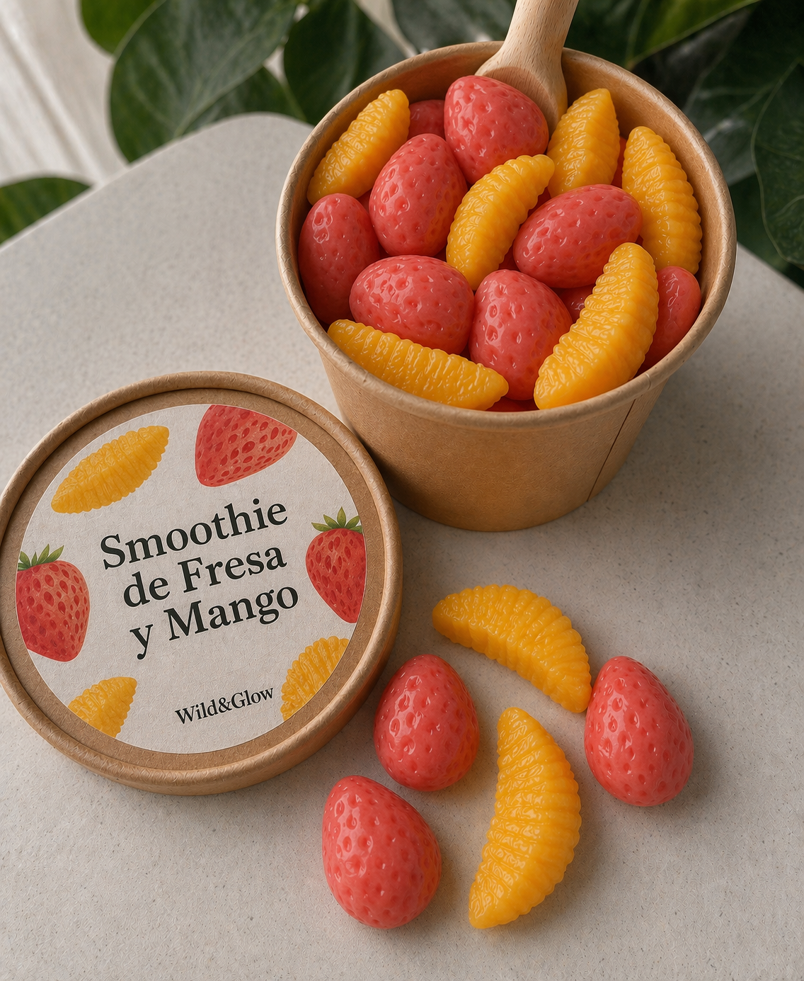 Wax melts “Smoothie de Fresa y Mango”