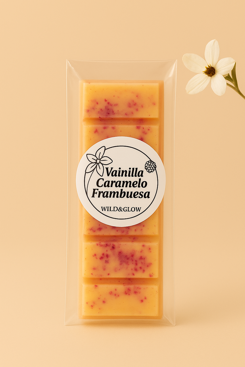 wax melt Vainilla Caramelo & Frambuesa
