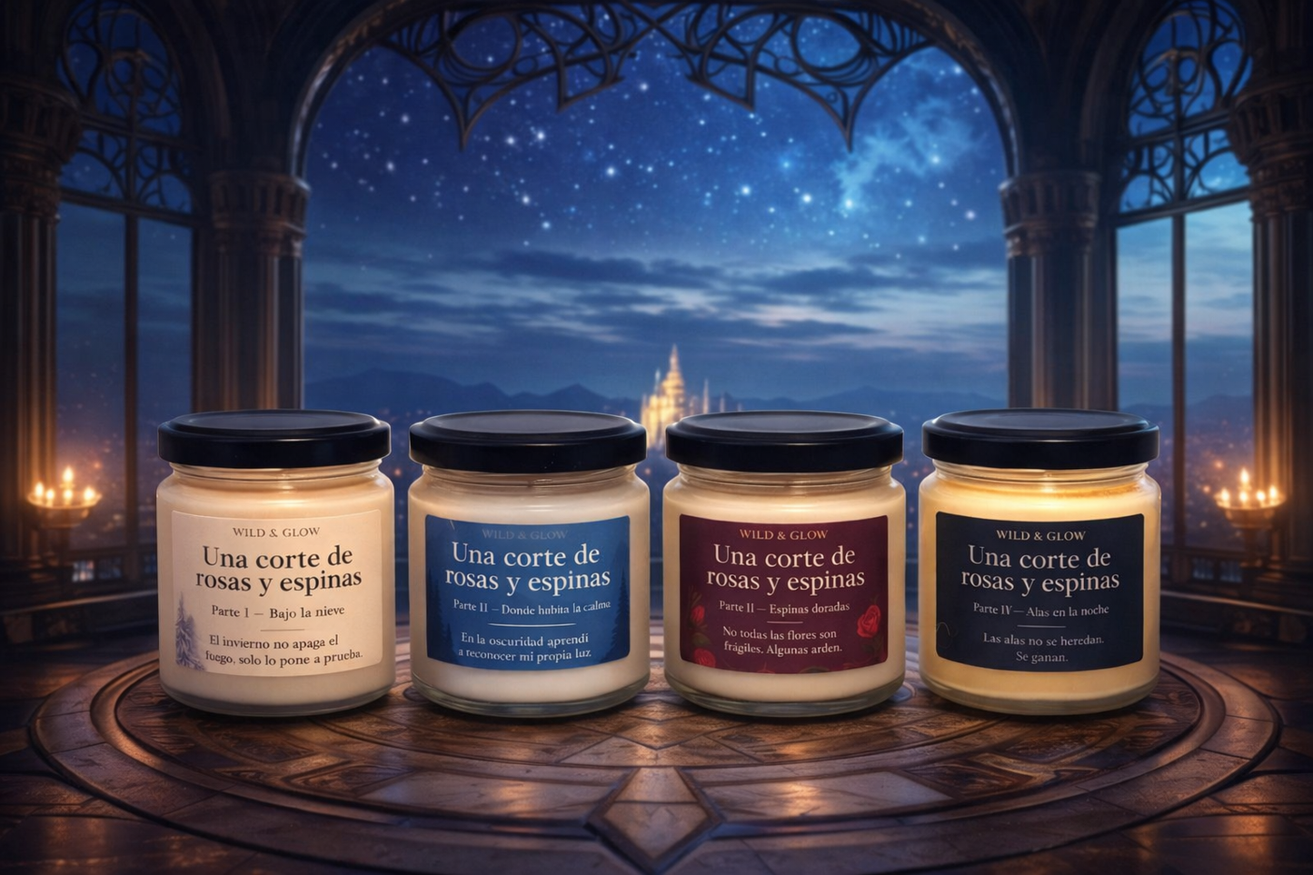 Kit ACOTAR • 4 mini velas💫