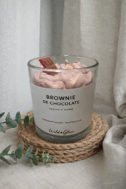 Vela Brownie de Chocolate