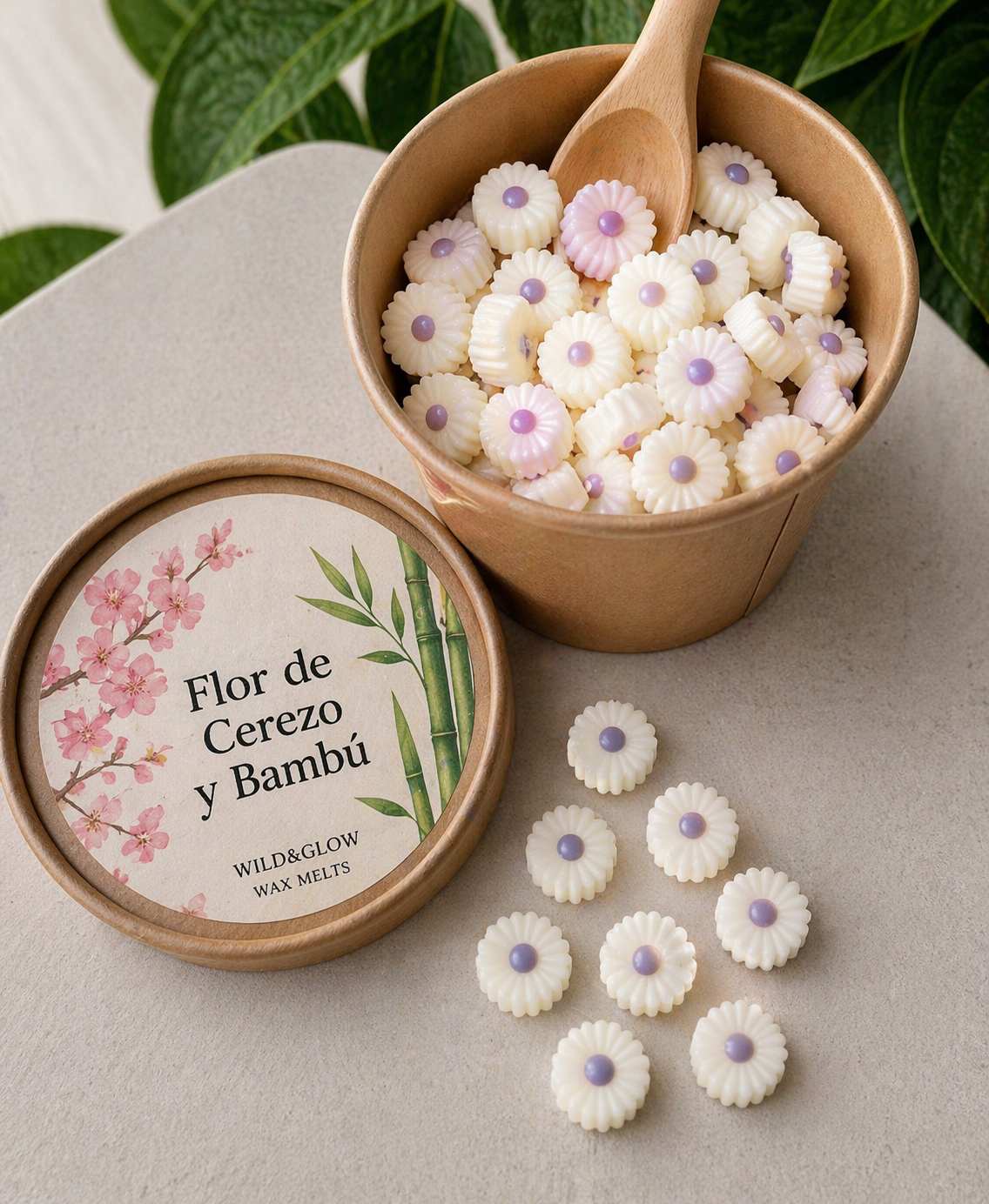 Wax melts “Flor de cerezo y Bambú”