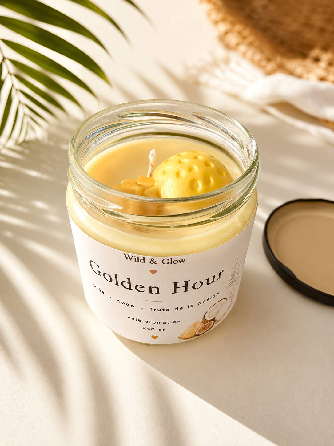 🌅 Golden Hour – Vela Aromática